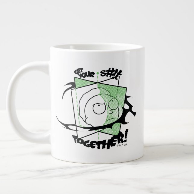 RICK AND MORTY™ | Get Your S#!t Together! Large Coffee Mug (Left)