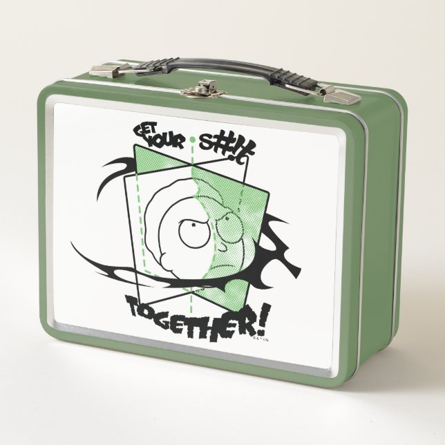 RICK AND MORTY™ | Get Your S#!t Together! Metal Lunch Box (Front)