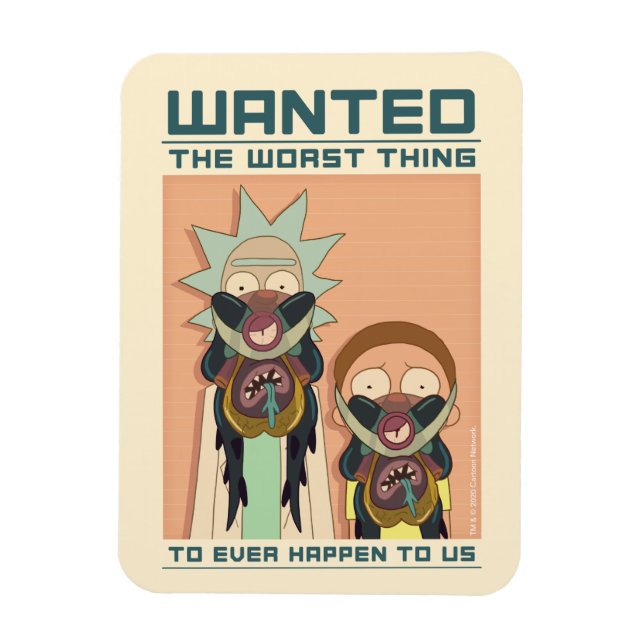 RICK AND MORTY™ | Glorzo Wanted Poster Magnet (Vertical)