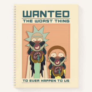 RICK AND MORTY™   Glorzo Wanted Poster Notebook