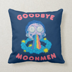 RICK AND MORTY™   Goodbye Moonmen Throw Pillow