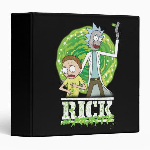 RICK AND MORTY™   Green Splash Binder