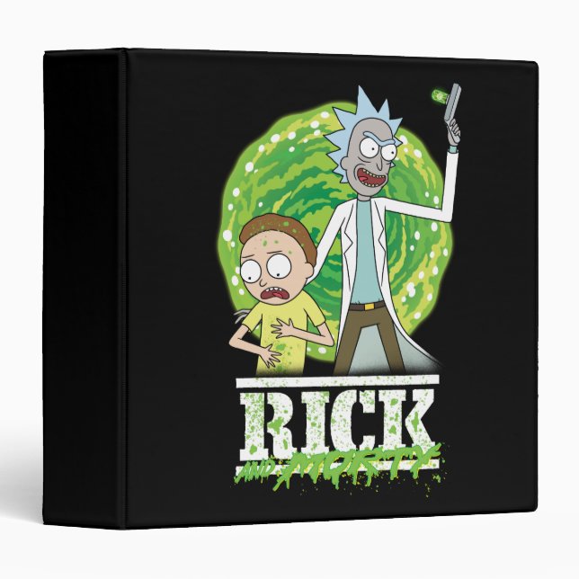 RICK AND MORTY™ | Green Splash Binder (Front/Spine)