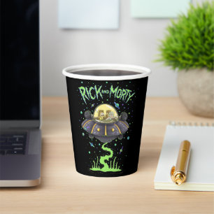 RICK AND MORTY™ Illustrated Space Flight Graph Paper Cups