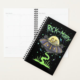 RICK AND MORTY™   Illustrated Space Flight Graph Planner