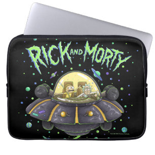 RICK AND MORTY™ Illustrated Space Flight Graphic Laptop Sleeve