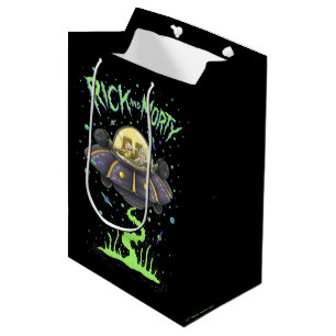 RICK AND MORTY™   Illustrated Space Flight Graphic Medium Gift Bag