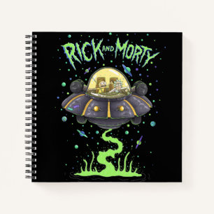 RICK AND MORTY™   Illustrated Space Flight Graphic Notebook