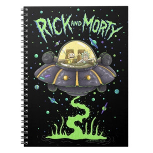 RICK AND MORTY™ Illustrated Space Flight Graphic Notebook