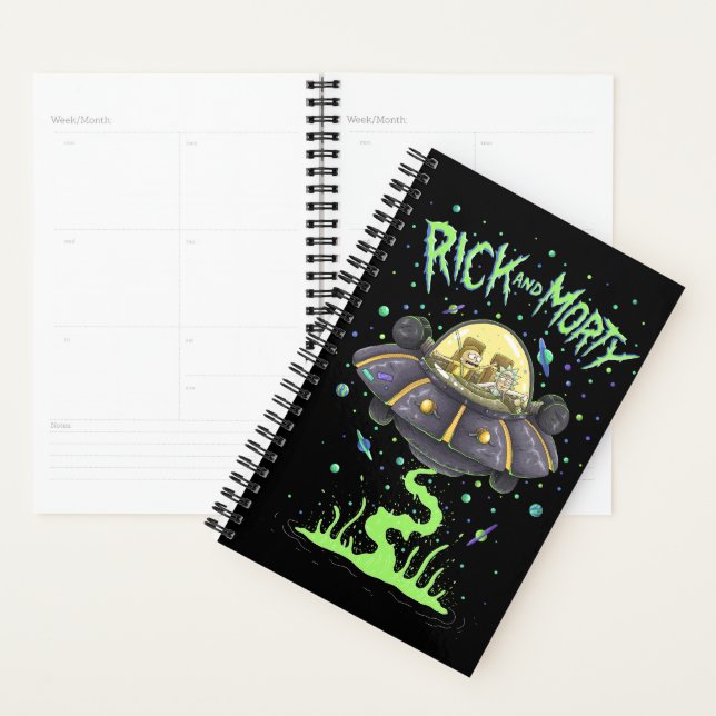 RICK AND MORTY™ | Illustrated Space Flight Graphic Planner (Display)