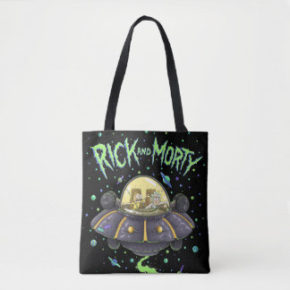 RICK AND MORTY™ | Illustrated Space Flight Graphic Tote Bag