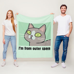 RICK AND MORTY™   I'm From Outer Space Fleece Blanket