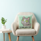 RICK AND MORTY™ | I'm From Outer Space Throw Pillow (Chair)