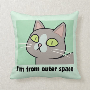 RICK AND MORTY™   I'm From Outer Space Throw Pillow