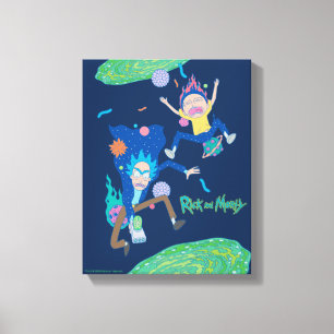 RICK AND MORTY™   Infected Portal Jump Canvas Print
