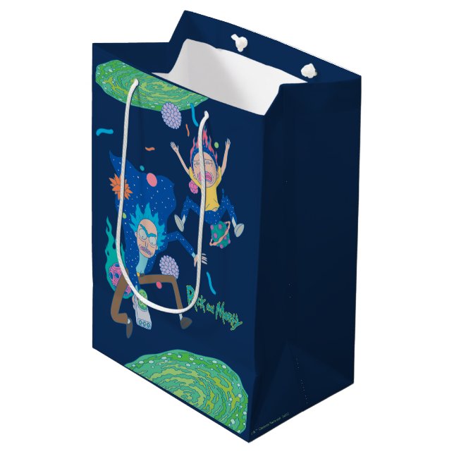 RICK AND MORTY™ | Infected Portal Jump Medium Gift Bag (Front Angled)