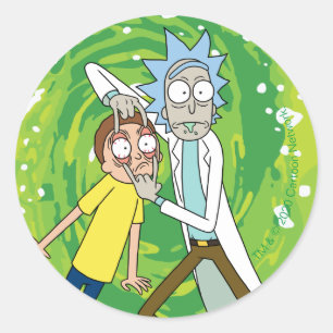 RICK AND MORTY™   Look At That Classic Round Sticker