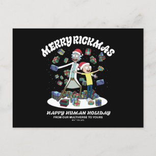 Rick and Morty   Merry Rickmas Presents Holiday Postcard