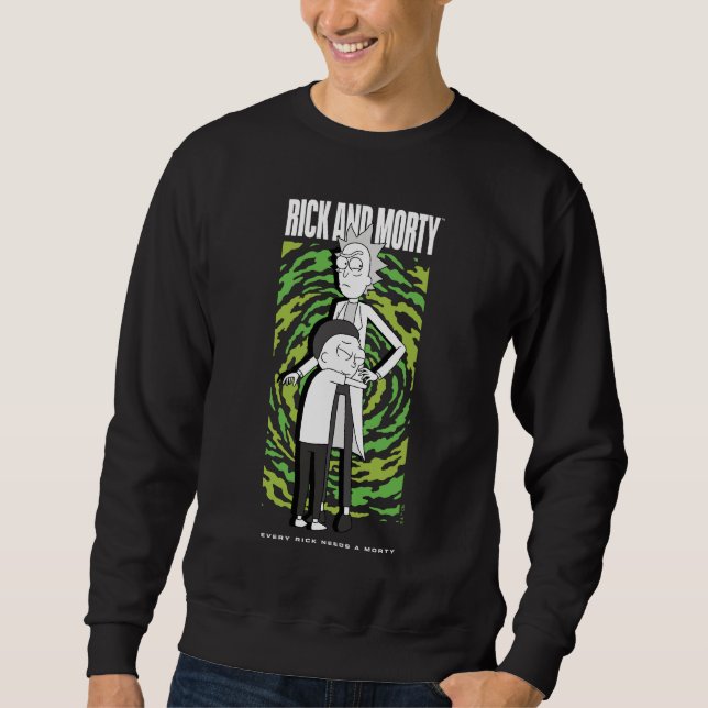 RICK AND MORTY™ | Morty Hugging Rick Sweatshirt (Front)
