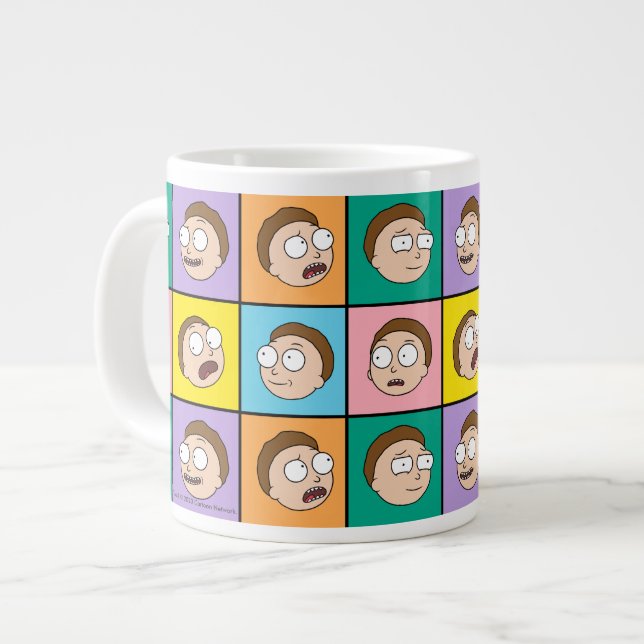RICK AND MORTY™ | Morty's Moods Large Coffee Mug (Front Left)