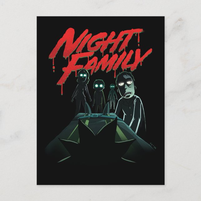 RICK AND MORTY™ | Night Family Postcard (Front)