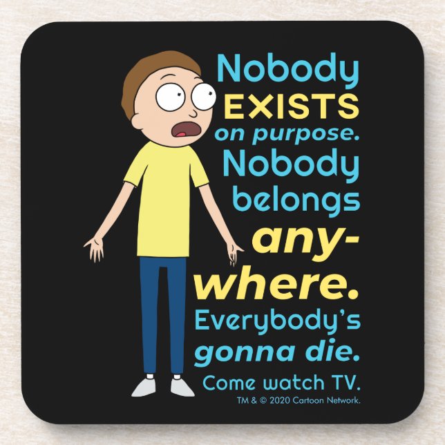 RICK AND MORTY™ | Nobody Exists On Purpose Coaster (Front)