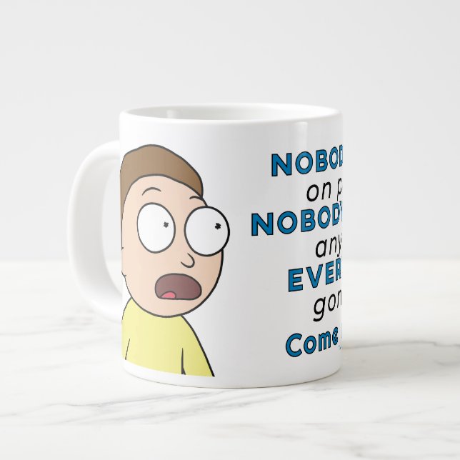 RICK AND MORTY™ | Nobody Exists On Purpose Large Coffee Mug (Front Left)