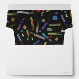 RICK AND MORTY™   Outer Space Comet Pattern Envelope