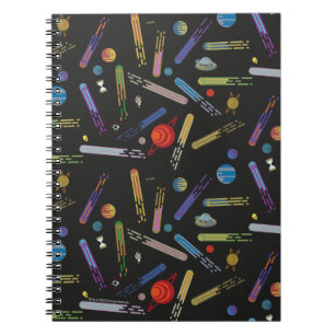 RICK AND MORTY™   Outer Space Comet Pattern Notebook