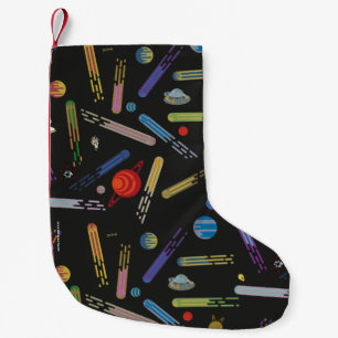 RICK AND MORTY™   Outer Space Comet Pattern Small Christmas Stocking