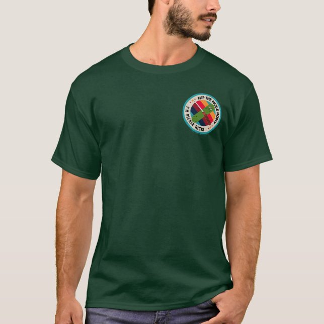 RICK AND MORTY™ | Outer Space Patches Pattern T-Shirt (Front)