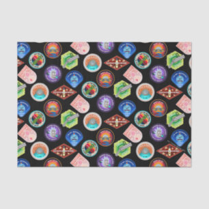 RICK AND MORTY™   Outer Space Patches Pattern Tissue Paper