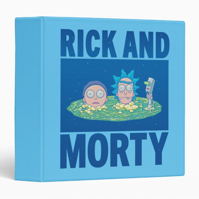 RICK AND MORTY™ | Peeking Through Portal Binder (Front/Spine)