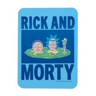 RICK AND MORTY™   Peeking Through Portal Magnet