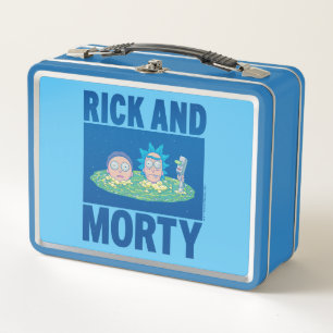 RICK AND MORTY™   Peeking Through Portal Metal Lunch Box