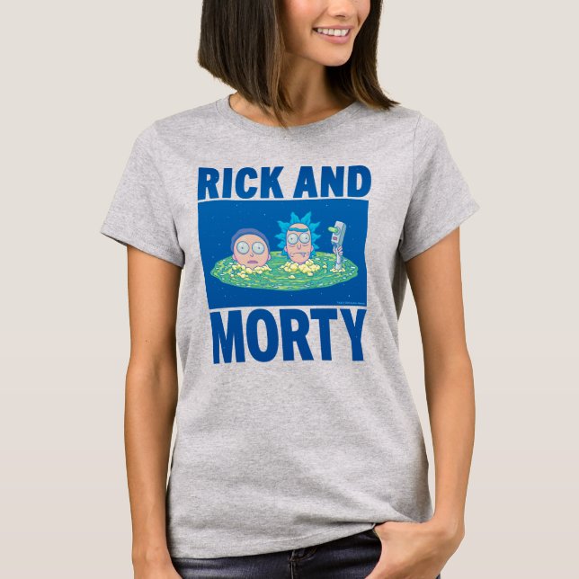 RICK AND MORTY™ | Peeking Through Portal T-Shirt (Front)