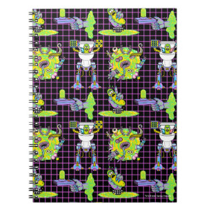 RICK AND MORTY™   Pickle Rick Portal Pattern Notebook