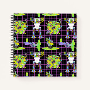 RICK AND MORTY™   Pickle Rick Portal Pattern Notebook