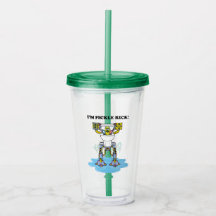 RICK AND MORTY™ Pickle Rick Toilet Mech Acrylic Tumbler