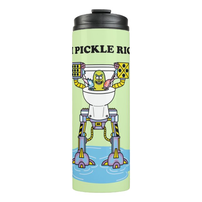 RICK AND MORTY™ | Pickle Rick Toilet Mech Thermal Tumbler (Front)