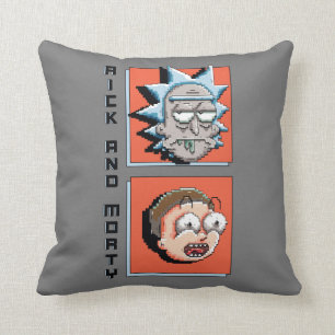 RICK AND MORTY™   Pixelverse Panel Graphic Throw Pillow