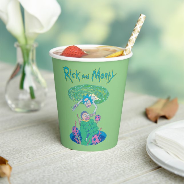 RICK AND MORTY™ | Portal Rescue Paper Cups (Insitu)