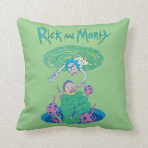 RICK AND MORTY™   Portal Rescue Throw Pillow