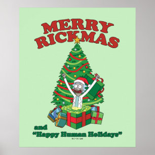 Rick and Morty   Portal Rick Merry Rickmas Poster