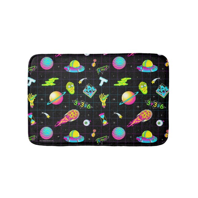 RICK AND MORTY™ | Psychedelic Season 3 Pattern Bath Mat (Front)