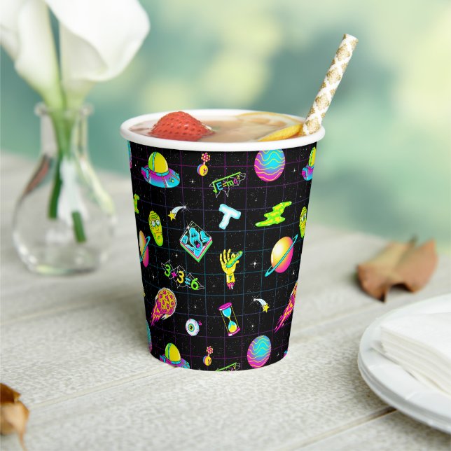 RICK AND MORTY™ | Psychedelic Season 3 Pattern Paper Cups (Insitu)