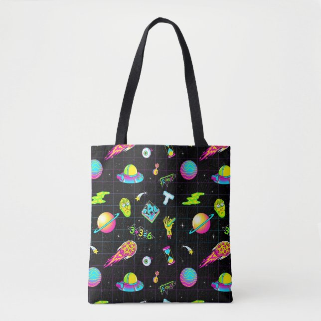 RICK AND MORTY™ | Psychedelic Season 3 Pattern Tote Bag (Front)