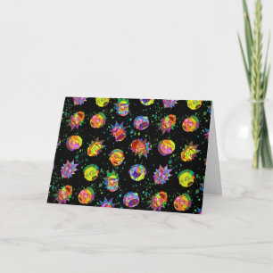 RICK AND MORTY™   Psychedelic Swirl Pattern Card
