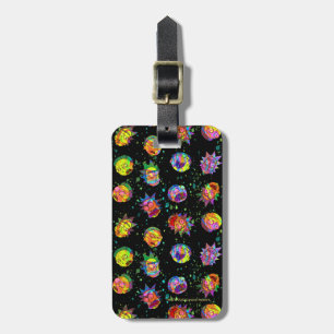 RICK AND MORTY™   Psychedelic Swirl Pattern Luggage Tag