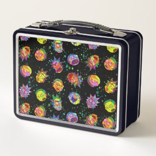 RICK AND MORTY™   Psychedelic Swirl Pattern Metal Lunch Box